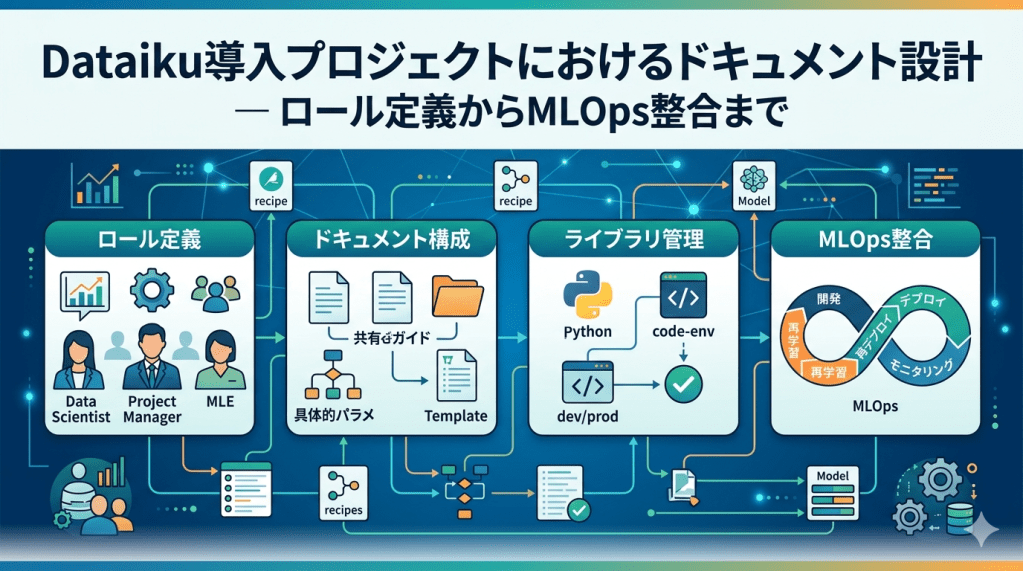 Dataiku導入プロジェクトにおけるドキュメント設計 ― ロール定義からMLOps整合まで